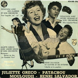 [Pochette de Grco-Patachou-Salvador-Mouloudji (COMPILATION)]