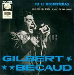 [Pochette de Tu le regretteras (Gilbert BCAUD)]