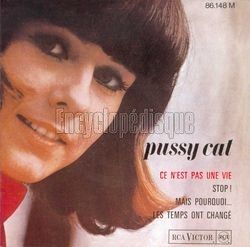 [Pochette de Ce n’est pas une vie (PUSSY CAT (Evelyne COURTOIS))]