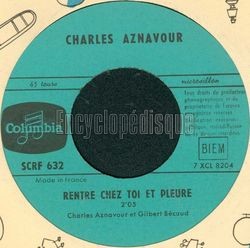 [Pochette de Rentre chez toi et pleure (Charles AZNAVOUR)]