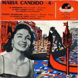 [Pochette de Le gondolier (Maria CANDIDO)]