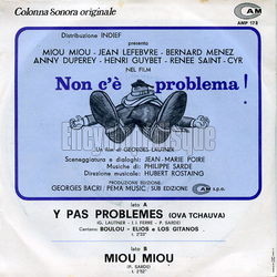 [Pochette de Non c’ problema "Pas de problme !" (B.O.F.  Films ) - verso]