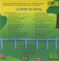 [Pochette de Le jardin de Sandy (Les CHAGAMAFLUS) - verso]