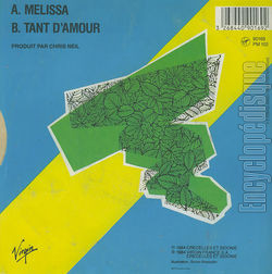 [Pochette de Melissa (Julien CLERC) - verso]