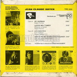 [Pochette de Hey, barman ! (Jean-Claude HAYER) - verso]