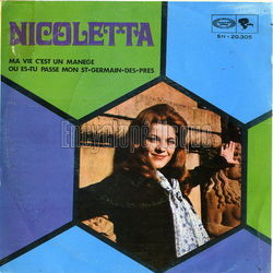 [Pochette de Ma vie c’est un mange (NICOLETTA)]