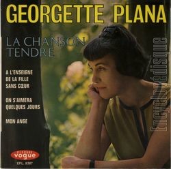 [Pochette de La chanson tendre (Georgette PLANA)]