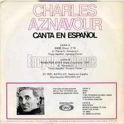 [Pochette de Dios (Charles AZNAVOUR) - verso]