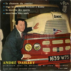 [Pochette de La chanson du routier (Andr DASSARY)]