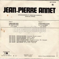 [Pochette de Embrasse-moi et quitte moi (Jean-Pierre ANNET) - verso]