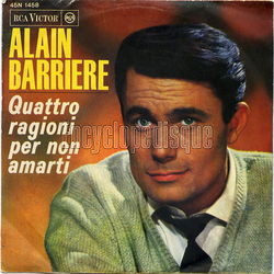 [Pochette de Quattro ragioni per non amarti (version italienne) (Alain BARRIRE)]