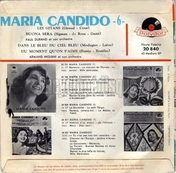 [Pochette de Les gitans (Maria CANDIDO) - verso]