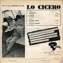 [Pochette de Budapest (Lo CICERO) - verso]