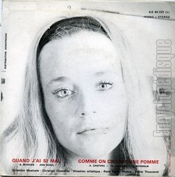 [Pochette de Quand j’ai si mal (Ann SOREL) - verso]