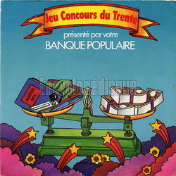 [Pochette de Banque Populaire - jeu concours du trente (PUBLICIT)]