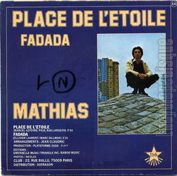 [Pochette de Fadada (MATHIAS) - verso]