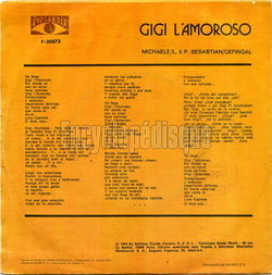 [Pochette de Gigi l’amoroso (version espagnole) (DALIDA) - verso]