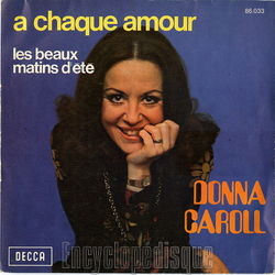 [Pochette de Les beaux matins d’t (Donna CAROLL)]