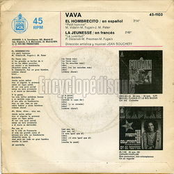 [Pochette de El hombrecito "Le petit homme" (version espagnole) (VAVA) - verso]