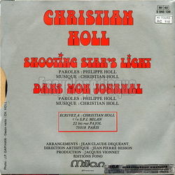 [Pochette de Shooting star’s light (Christian HOLL) - verso]