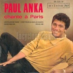 [Pochette de Paul ANKA -  Chante  Paris  (Les FRANCOPHILES)]