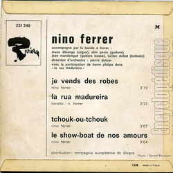 [Pochette de Je vends des robes (Nino FERRER) - verso]