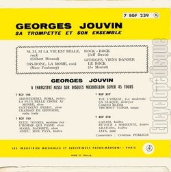 [Pochette de Rock (Georges JOUVIN) - verso]