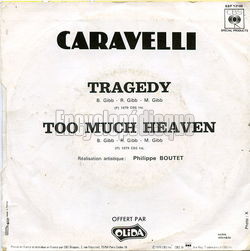 [Pochette de Tragedy  (Olida) (CARAVELLI) - verso]