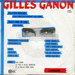 [Pochette de Les p’tits bateaux (Gilles GANON) - verso]