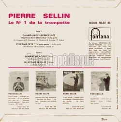 [Pochette de Quand une fille me plat (Pierre SELLIN) - verso]