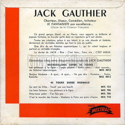 [Pochette de Les pcheurs  la ligne (Jack GAUTHIER) - verso]