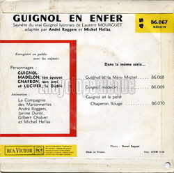 [Pochette de Guignol en enfer (THTRE / SPECTACLE) - verso]