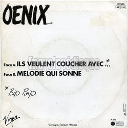 [Pochette de Ils veulent coucher avec*…(*bip bip) (OENIX) - verso]