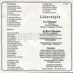 [Pochette de Le chomeur (LIBERSTYLE) - verso]