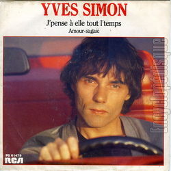 [Pochette de J’pense  elle tout le temps (Yves SIMON)]