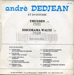 [Pochette de Ymulden (Andr DEDJEAN) - verso]