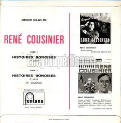 [Pochette de Histoires bnoises (Ren COUSINIER) - verso]