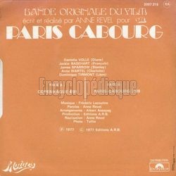 [Pochette de Paris Cabourg (T.V. (Tlvision)) - verso]