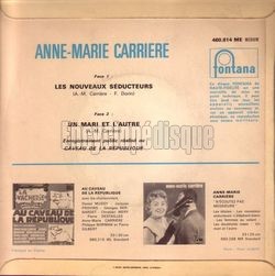 [Pochette de Les nouveaux sducteurs (Anne-Marie CARRIRE) - verso]