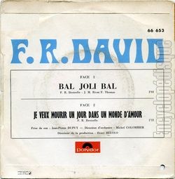 [Pochette de Bal, joli bal (F.R. DAVID) - verso]