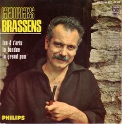 [Pochette de Les 4 z’arts (Georges BRASSENS)]