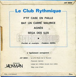 [Pochette de P’tit case en paille (Le CLUB RYTHMIQUE) - verso]