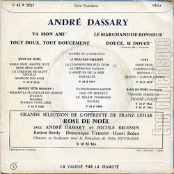 [Pochette de Va, mon ami (Andr DASSARY) - verso]