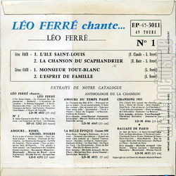 [Pochette de L’ile Saint-Louis - N1 (Lo FERR) - verso]