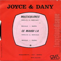 [Pochette de Multicolores (JOYCE ET DANY) - verso]