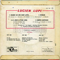 [Pochette de Quand les ds sont jets (Lucien LUPI) - verso]