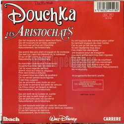 [Pochette de Les Aristochats (DOUCHKA) - verso]