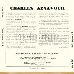 [Pochette de a - N2 (Charles AZNAVOUR) - verso]