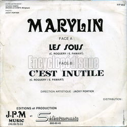 [Pochette de Les sous (MARYLIN (2)) - verso]