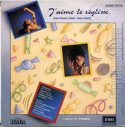 [Pochette de J’aime le rglisse (SOURIA) - verso]